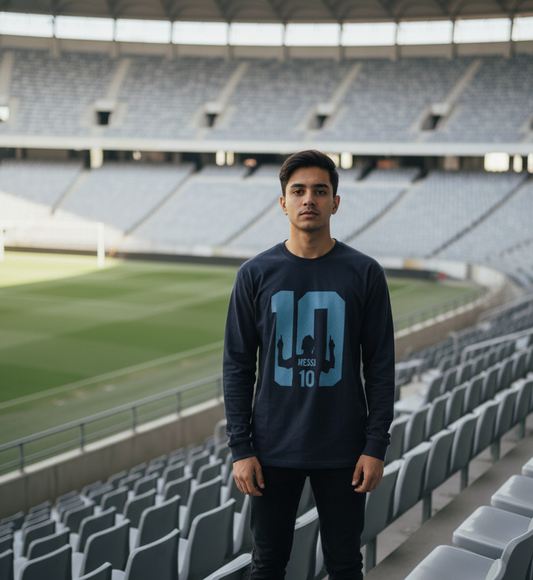 "Mad About Messi" - Full Sleeve T-Shirt for Men